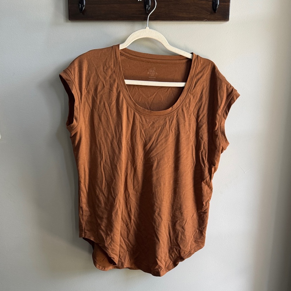 Woolx Gabi Tunic Top, Size Medium, Camel, Almost New